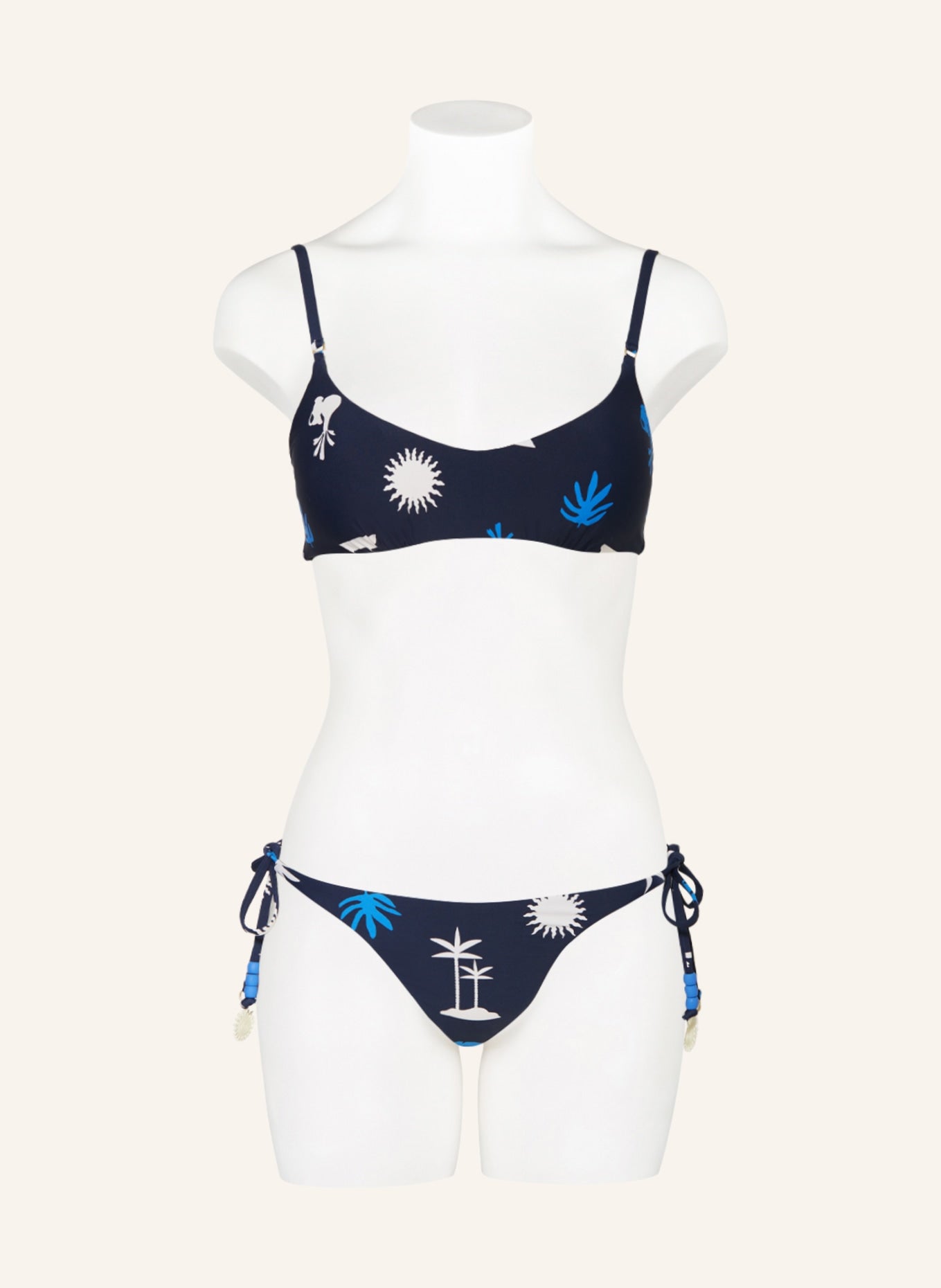 بيكيني علوي SEAFOLLY Bralette LA PALMA zum Wenden، أزرق داكن