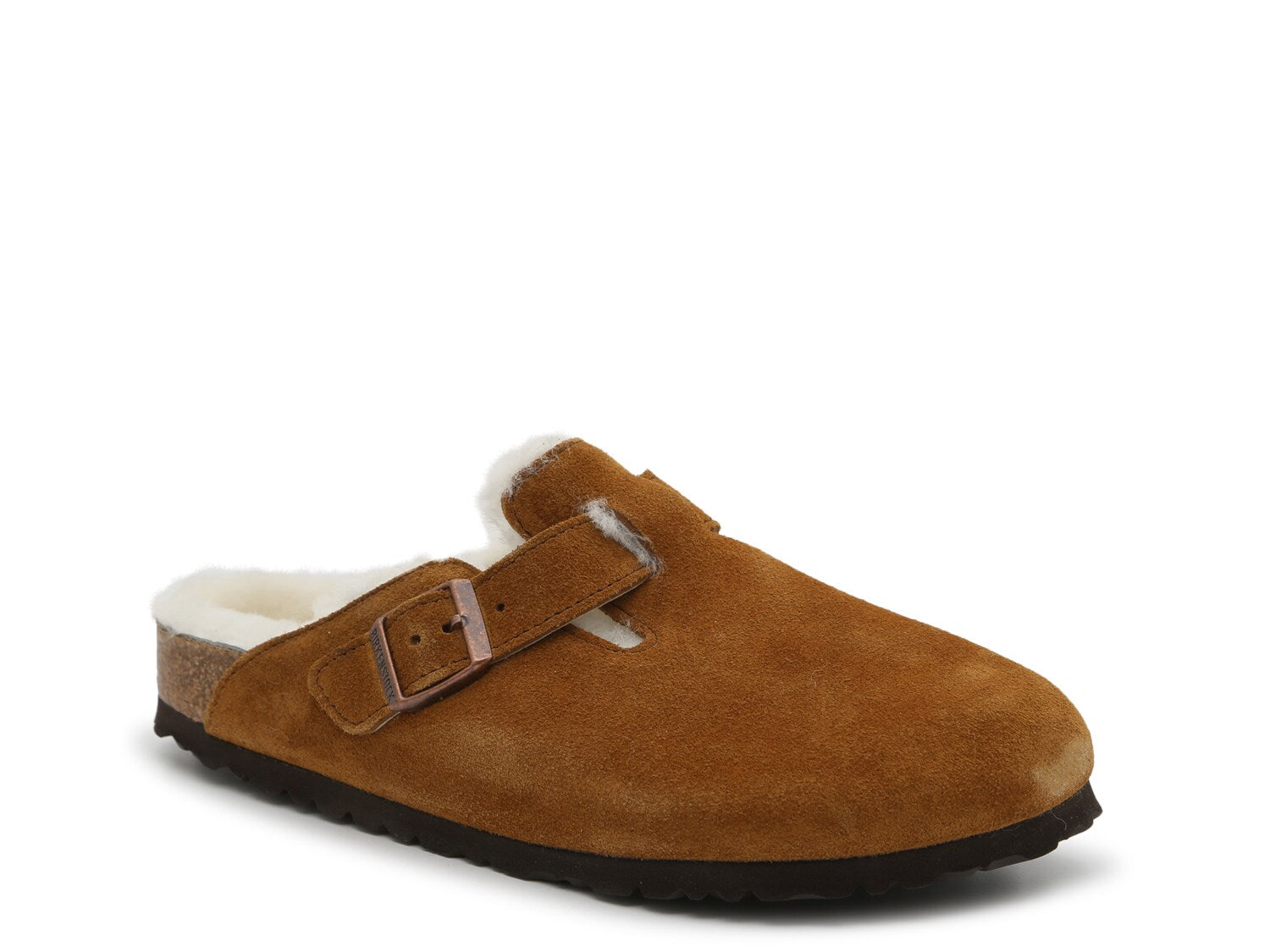 Birkenstock Boston men's suede clogs, brown