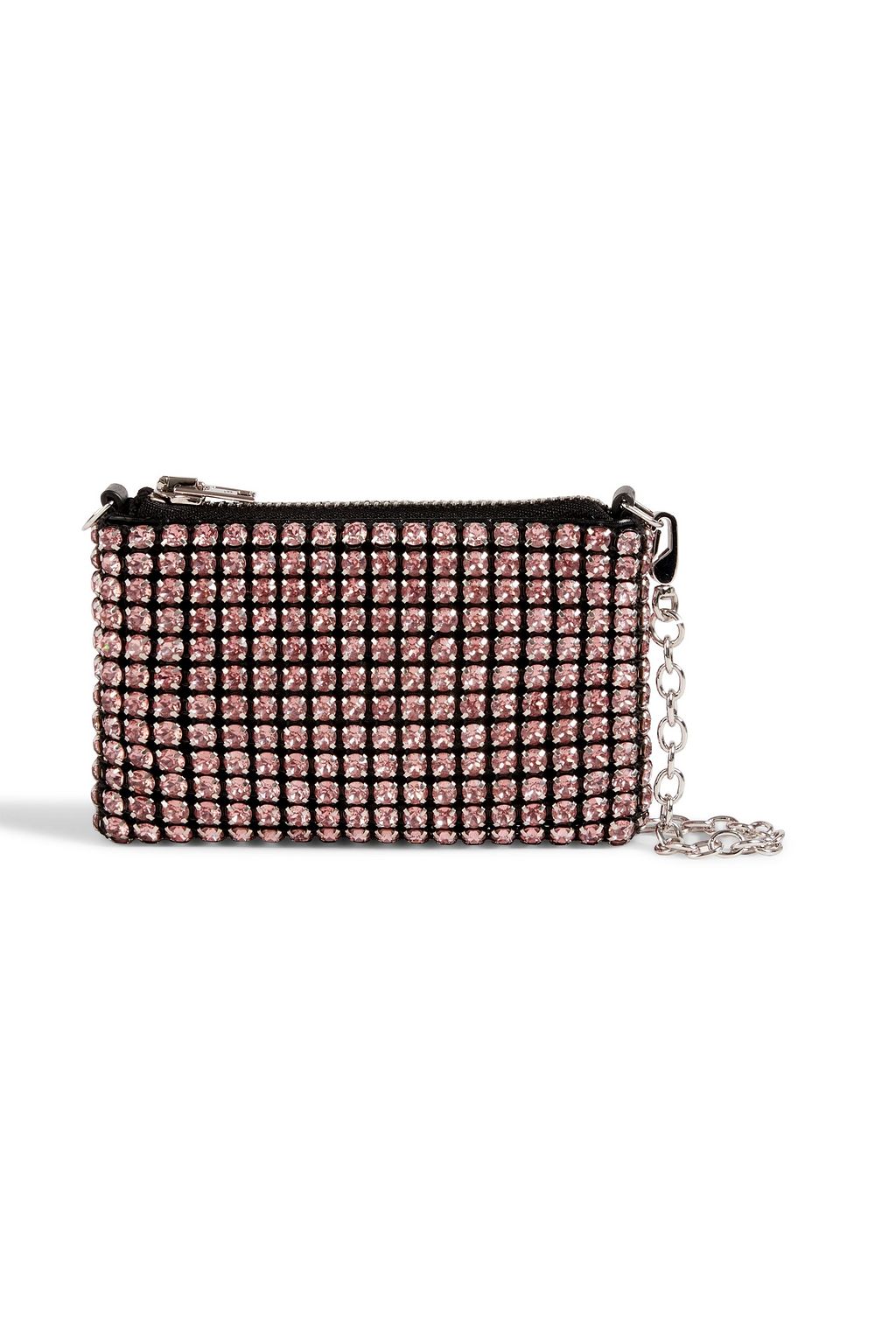 Wangloc shell shoulder bag with nano crystals ALEXANDER WANG, pink