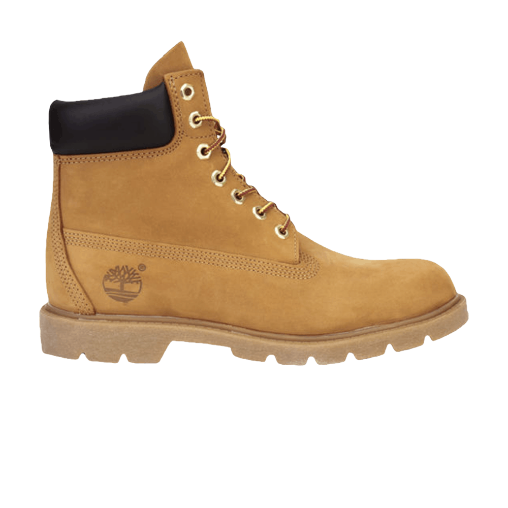 حذاء بوت بريميوم عريض مقاس 6 بوصات من Timberland، بني