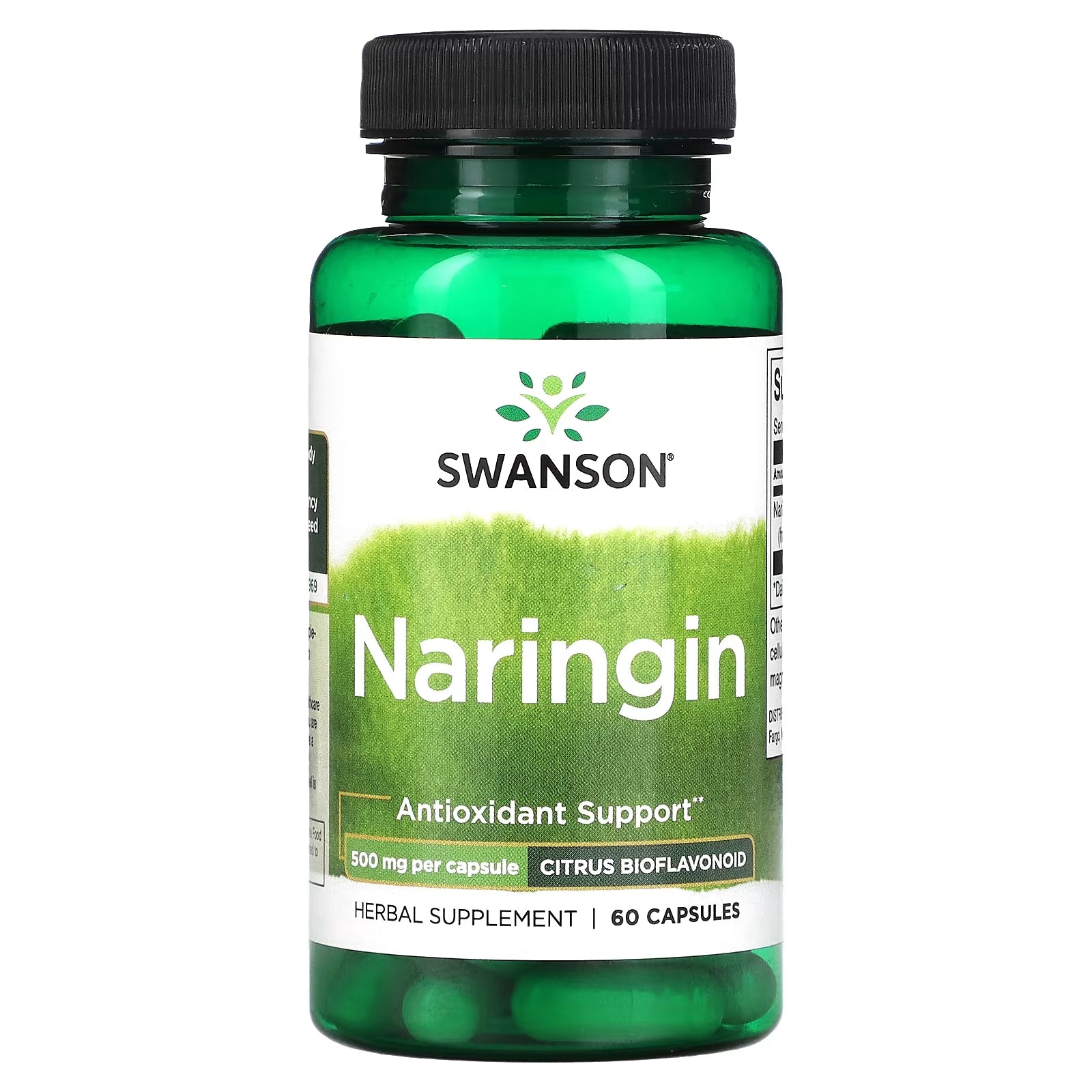 Naringin Swanson, 500 mg, 60 capsules