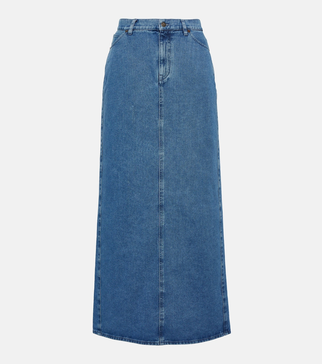 Denim maxi skirt GIUSEPPE DI MORABITO, blue