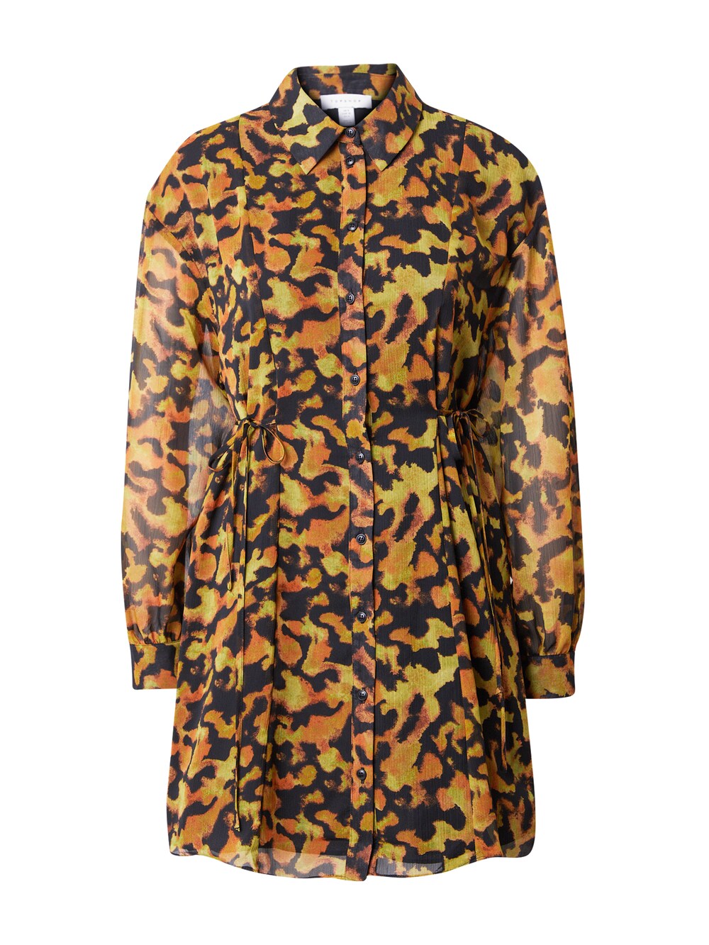 Topshop shirt dress, mixed colors