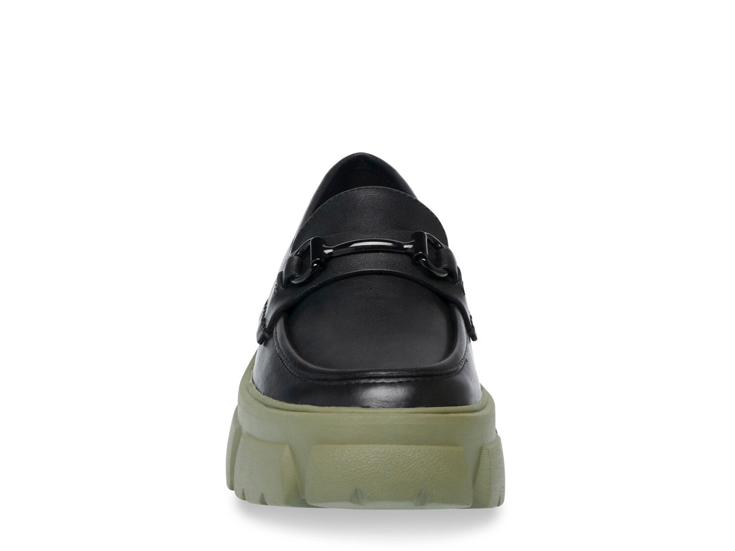 Steve Madden Trifecta Platform Loafers, Black/Olive