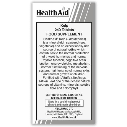 Kelp 240 tablets, Healthaid