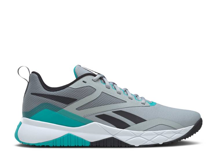 حذاء رياضي Reebok NFX 'GRAY CLASSIC TEAL' باللون الرمادي