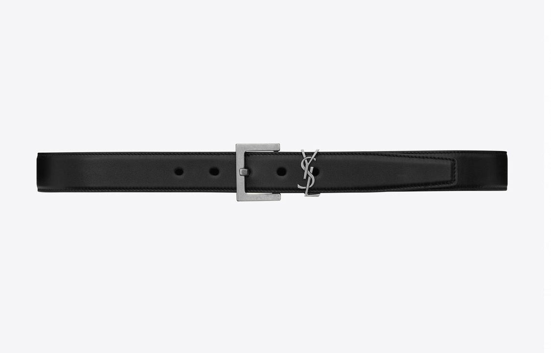 Belt women Saint Laurent Cassandre, black