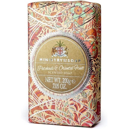 Ministry of Soap Ornate Extravagance Soap Patchouli & Oriental Fruits 200g The Somerset Toiletry Company