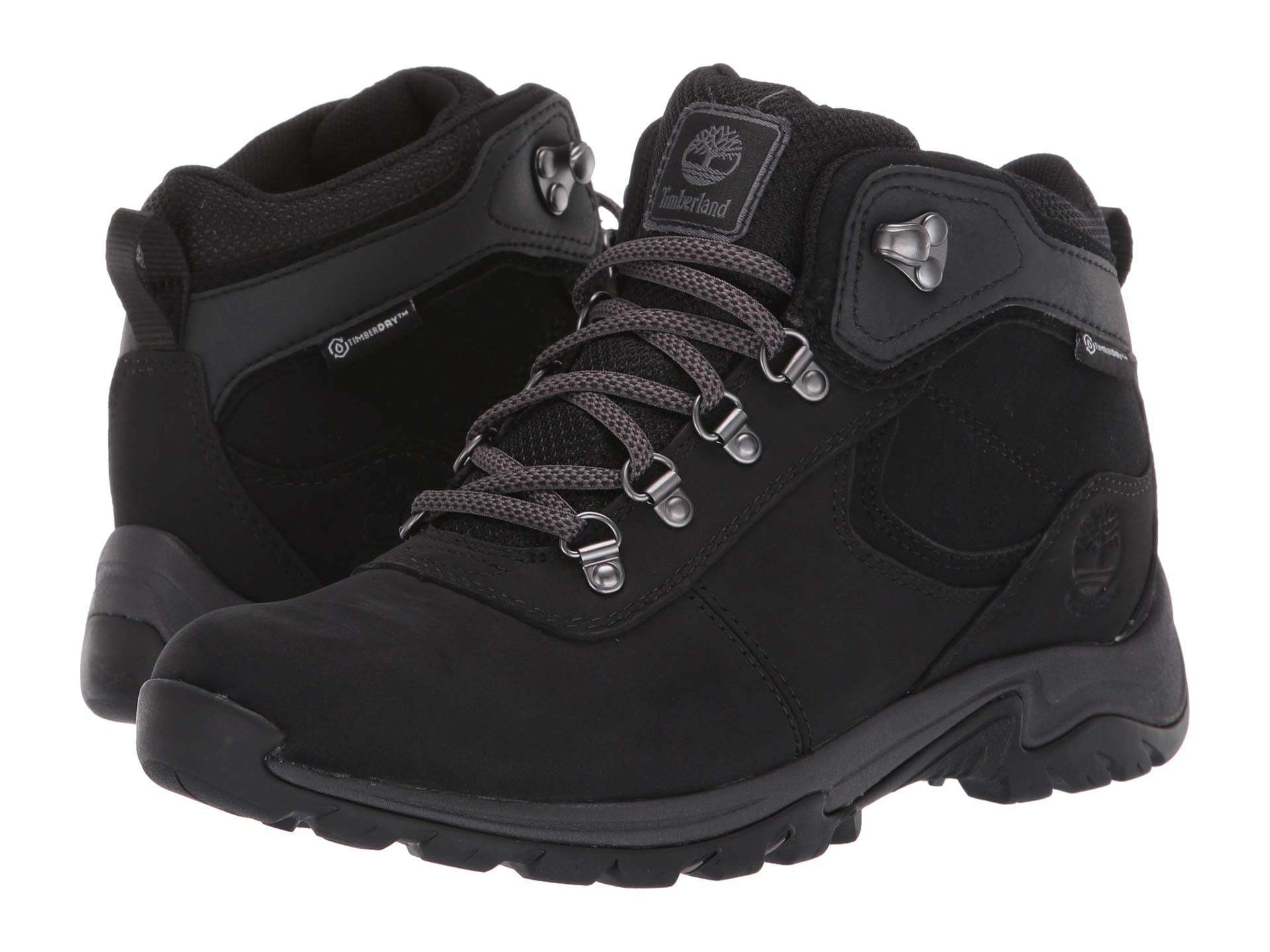 حذاء Timberland Mt trekking. حذاء Maddsen Mid Leather Waterproof باللون الأسود