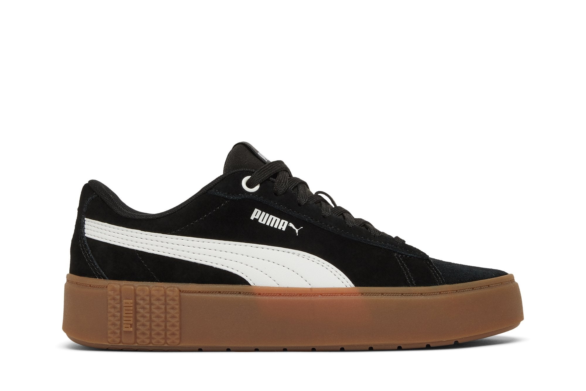 Sneakers Wmns Smash Platform v2 Suede Puma, black