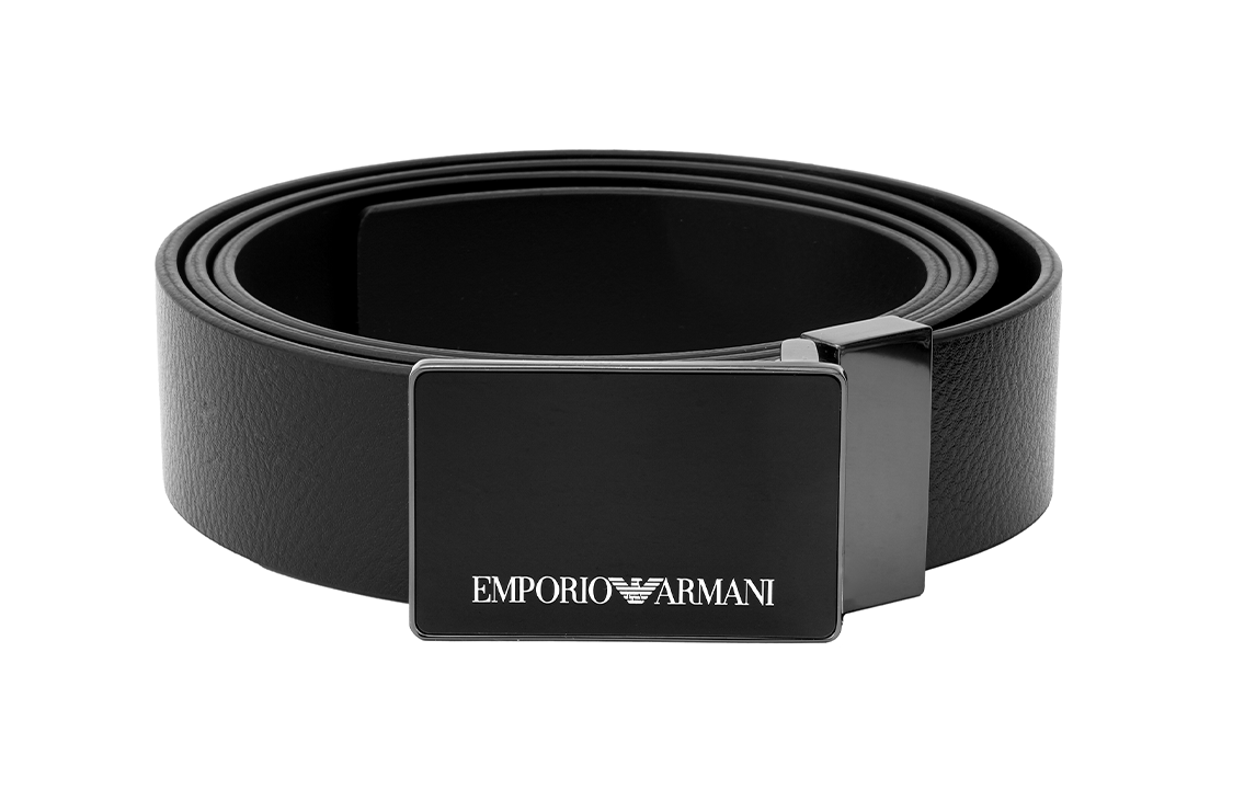 EMPORIO ARMANI Men's Leather Belt