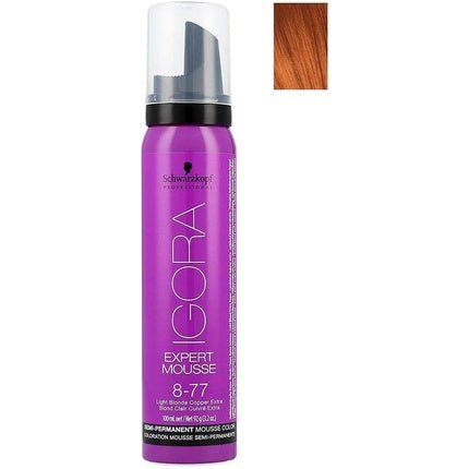 Igora Expert Mousse 8-77 Light Brown Copper Extra 100ml, Schwarzkopf