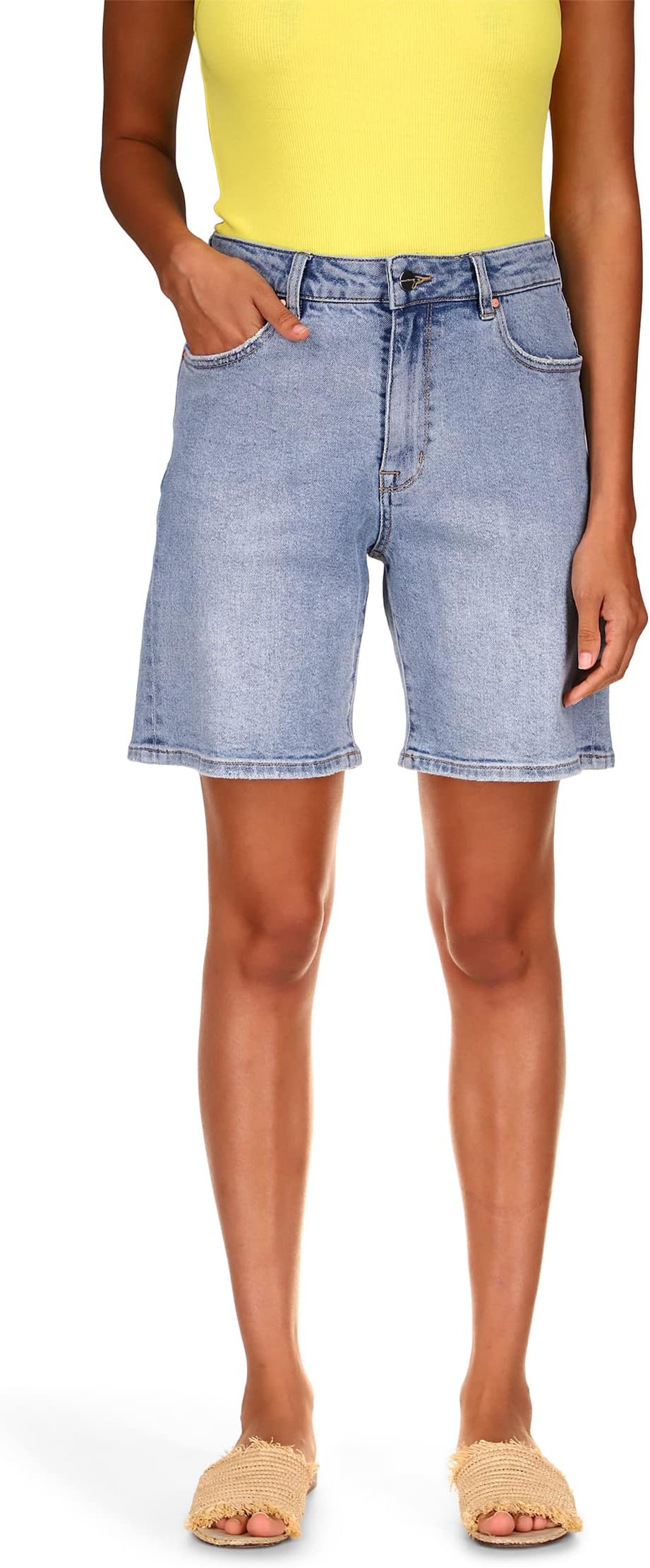 Sanctuary Boys' Denim Bermuda Shorts in Archive Wash