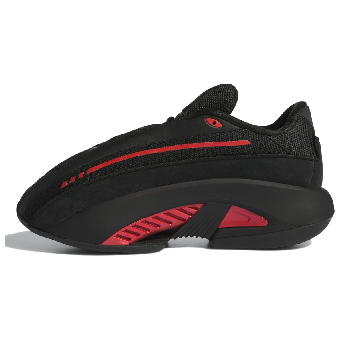 Adidas Mad IIInfinity Core Black Red Sneakers, Black