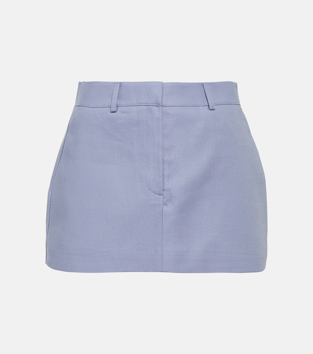 THE FRANKIE SHOP Isle poplin miniskirt, blue