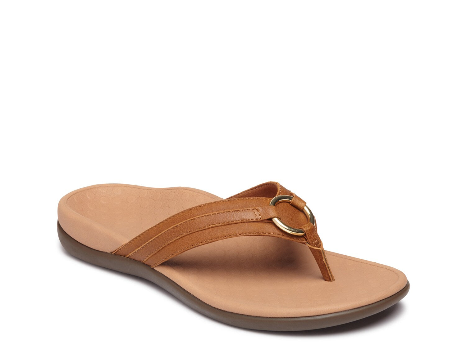 Vionic Tide Aloe flip flops, brown