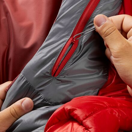 Solar Eco 3 sleeping bag: 20F Rab synthetic, Oxblood Red