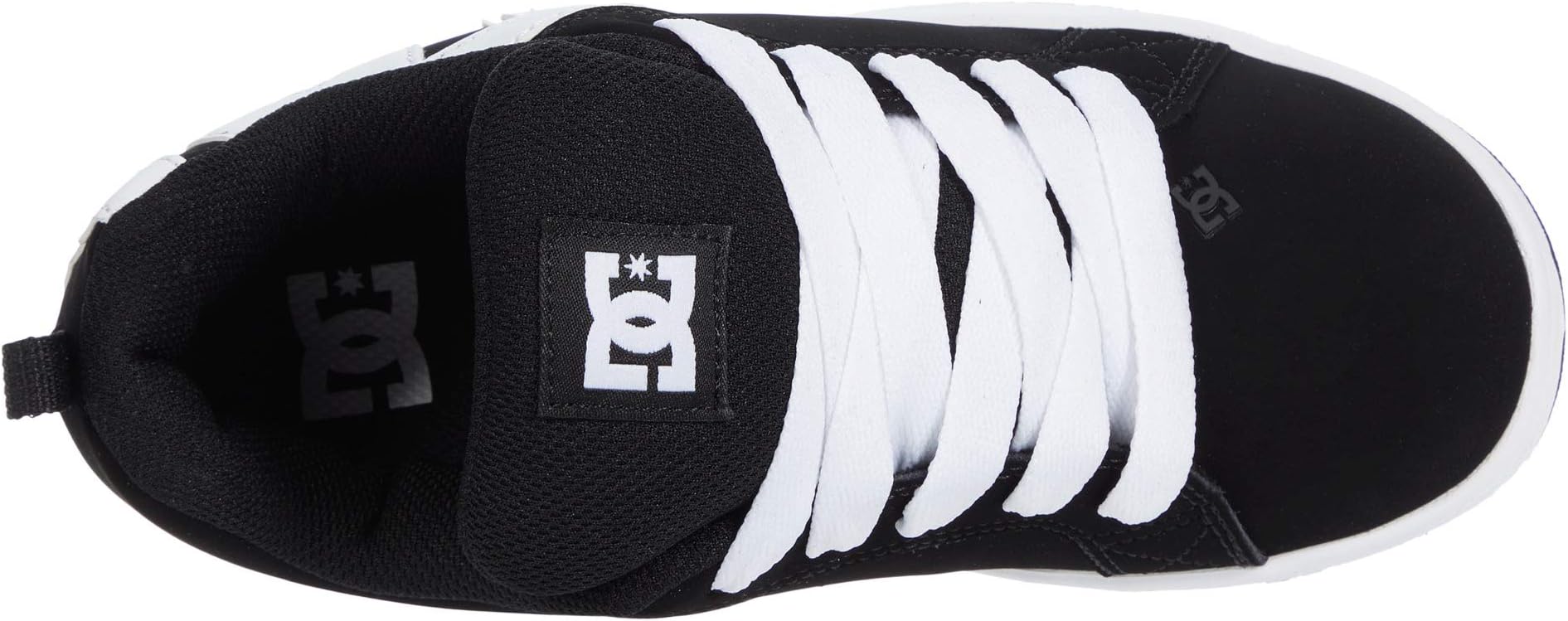 Court Graffik DC Sneakers, Black/White 1