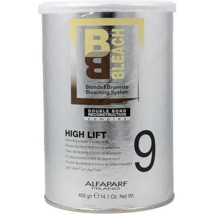 Bb Bleach High Lift 9 Tones Double Bond Restoration Complex 400G، Alfaparf Milano