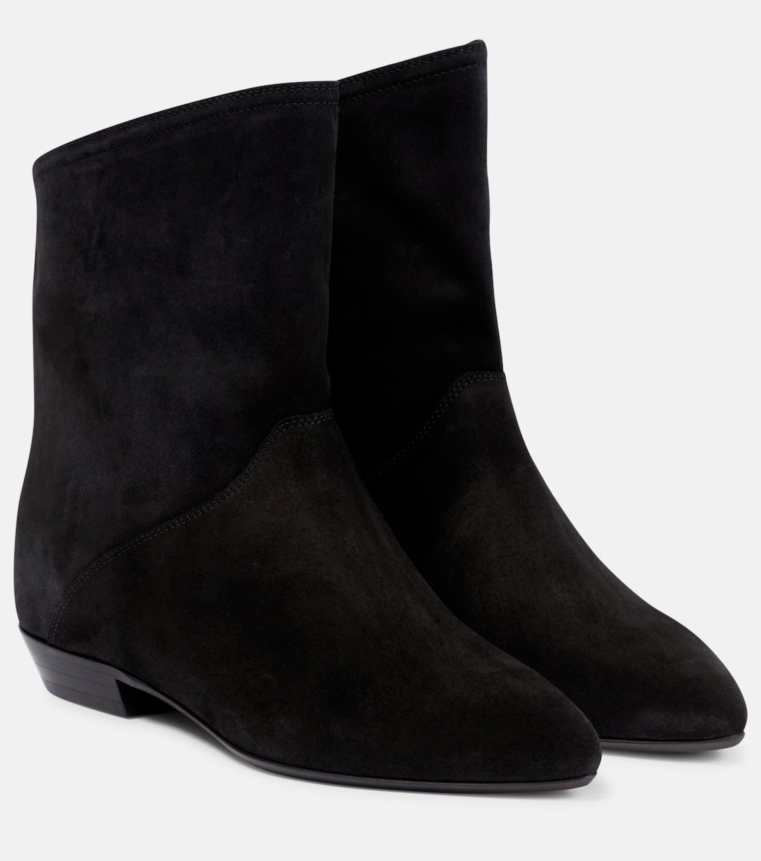 Solvan Isabel Marant suede ankle boots, black