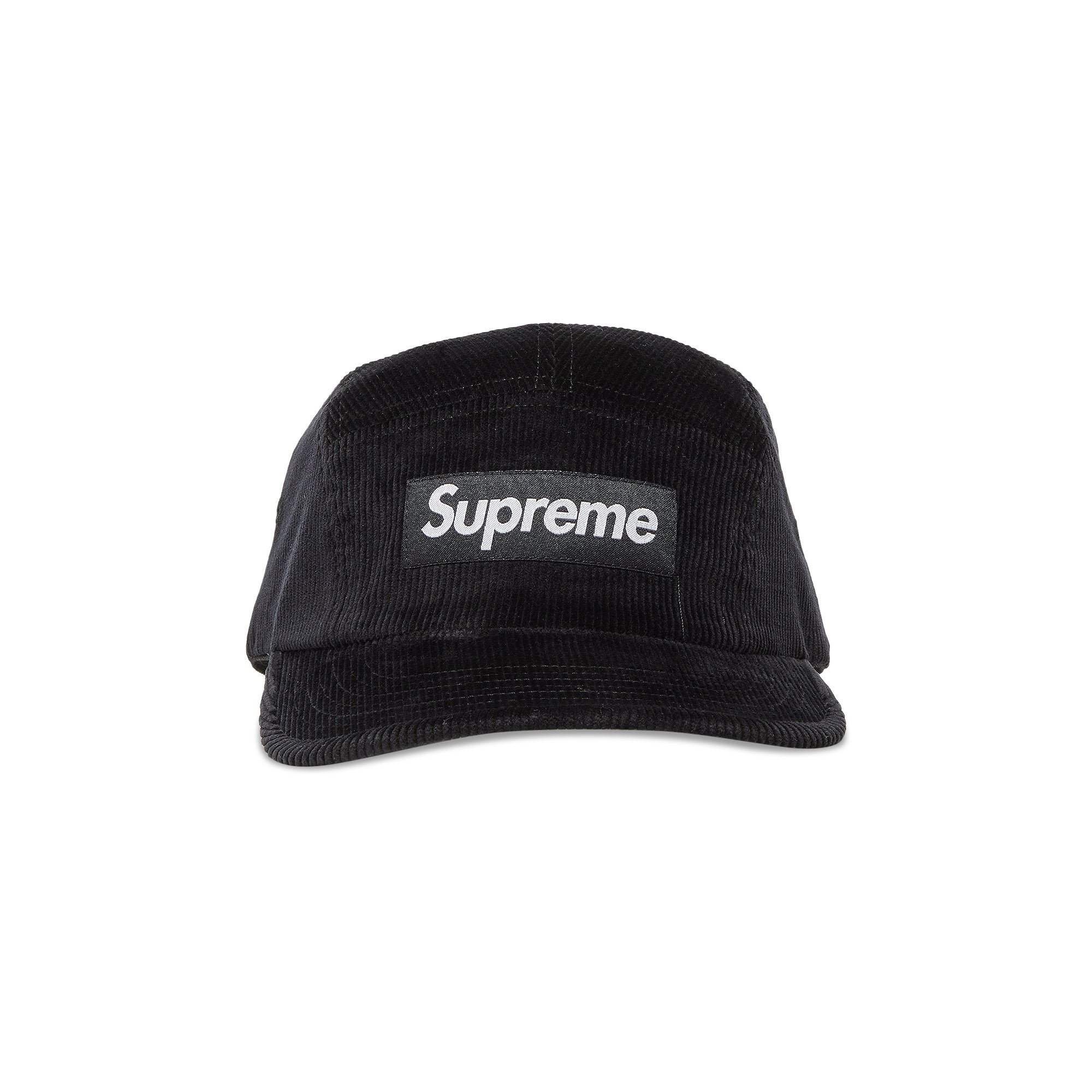 Supreme Corduroy Cap, Black