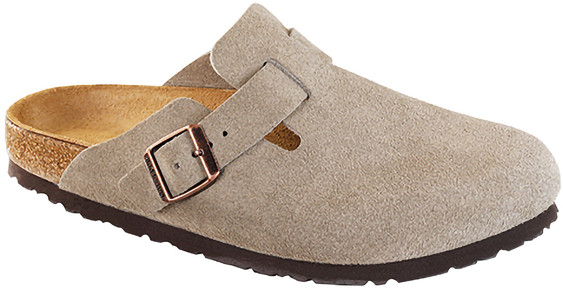 Boston Clogs with Soft Insole, Men's Birkenstock, Khaki