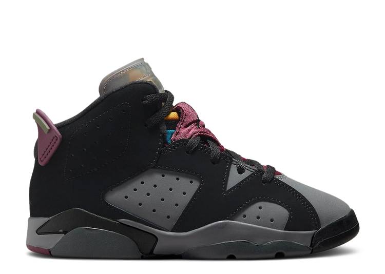 حذاء رياضي AIR JORDAN 6 RETRO PS 'BORDEAUX'، أسود