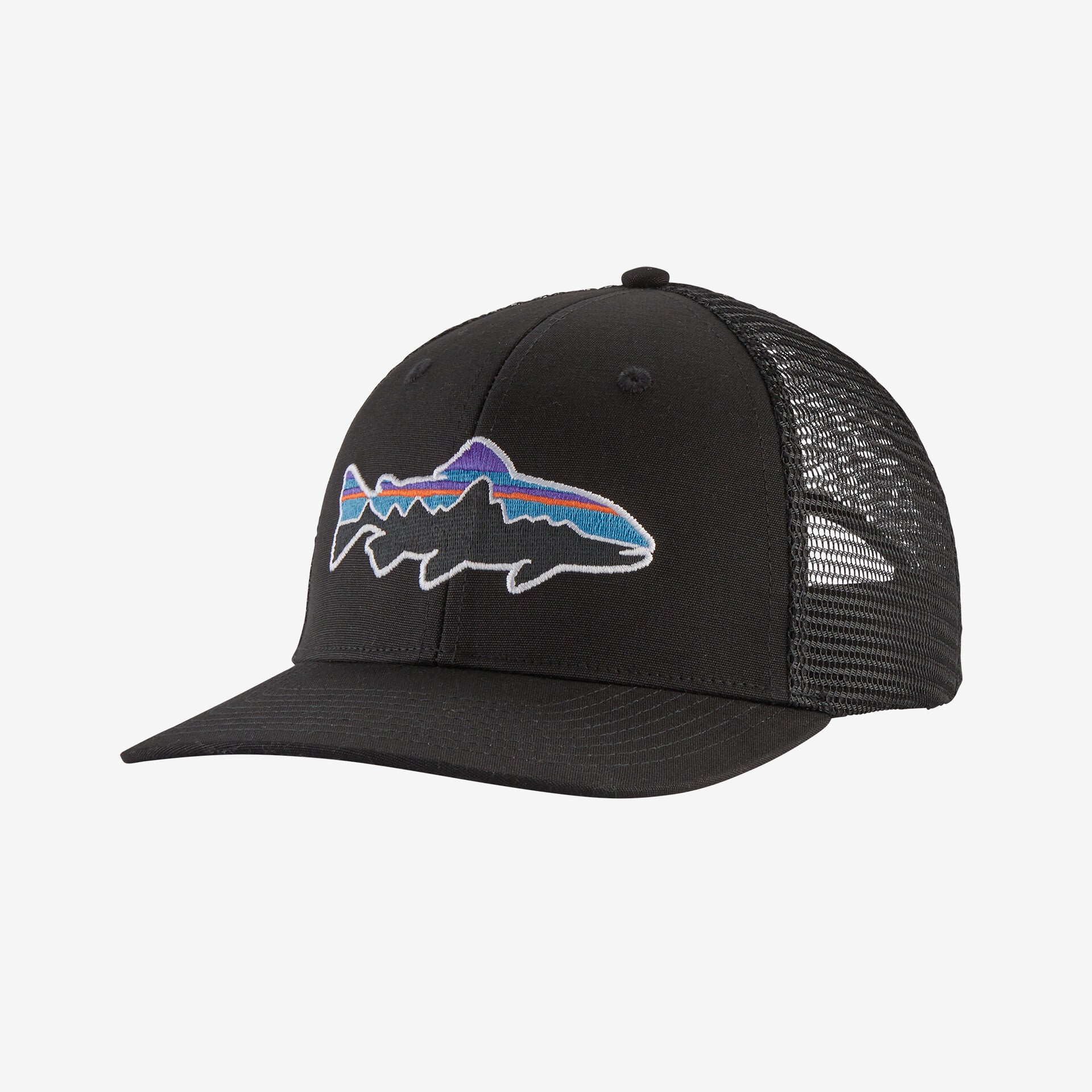 قبعة Fitz Roy Trout Trucker Patagonia باللون الأسود