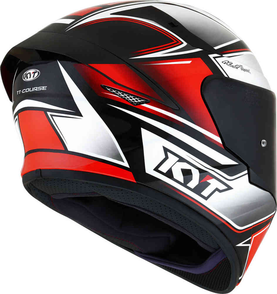 Touring helmet TT Course KYT, grey/black/red