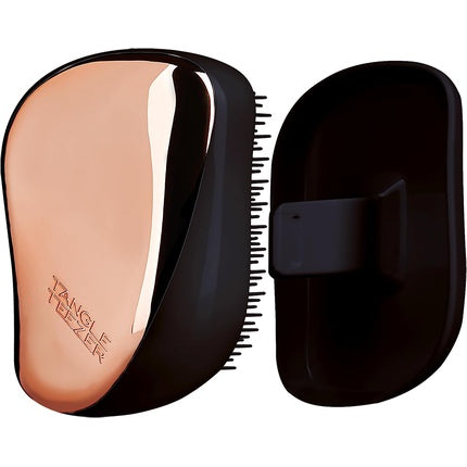 Travel Hair Brush, Compact, Pink/Black, Tangle Teezer