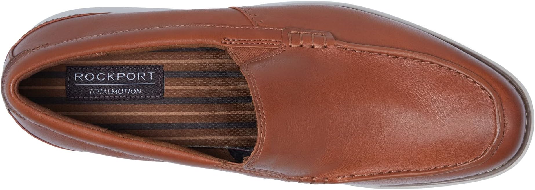 Total Motion Craft Venetian Rockport Loafers, Cognac