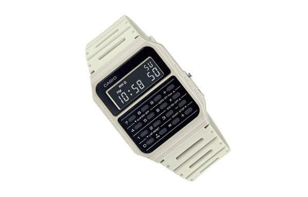 CASIO Unisex YOUTH Calculator Multi-function Waterproof Unisex Mens White Digital Watch, white