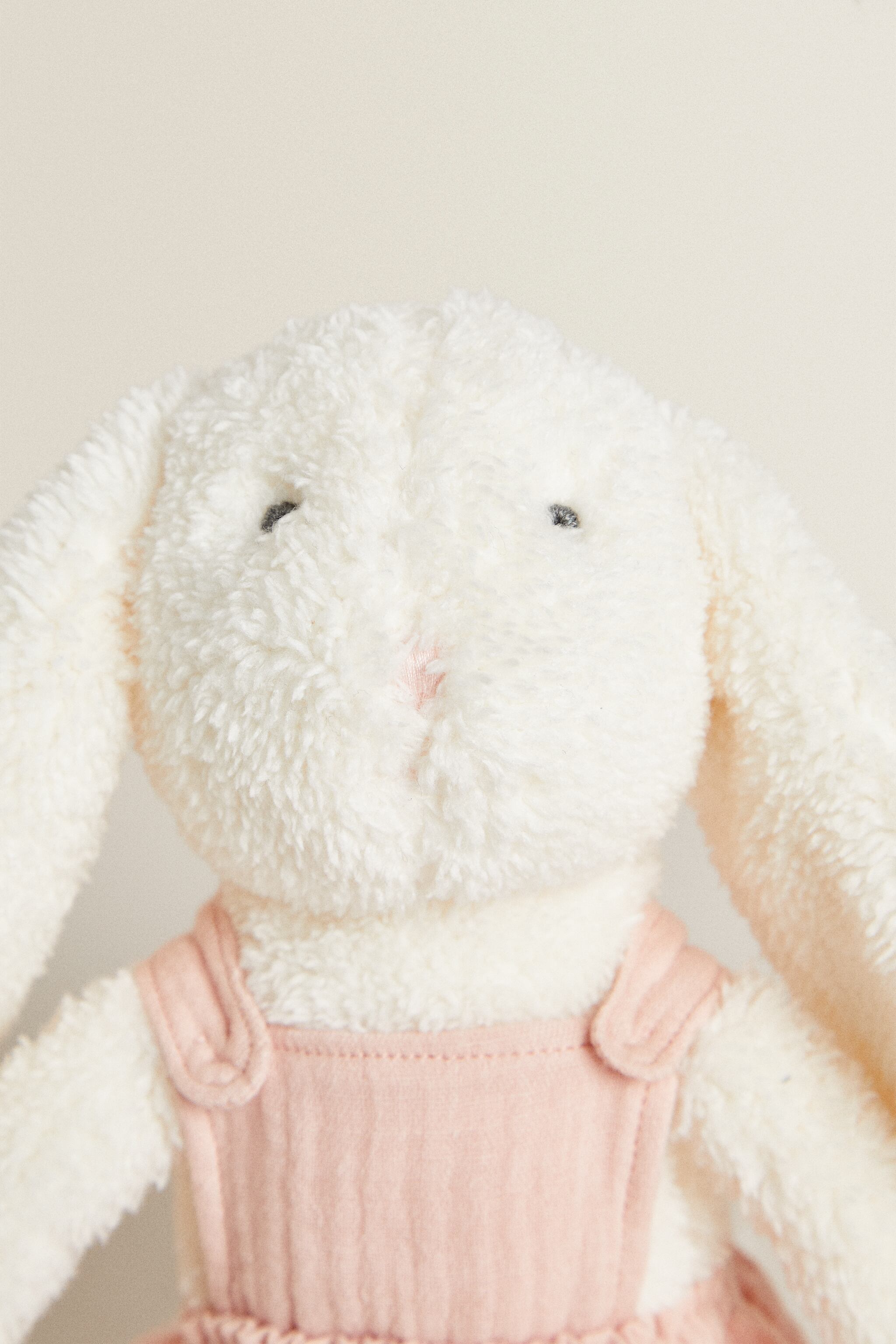 Rabbit soft toy Zara, oyster white