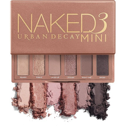 Mini Eyeshadow Palette Naked3 Pigmented Travel Eye Makeup Palette for up to 12 hours Urban Decay