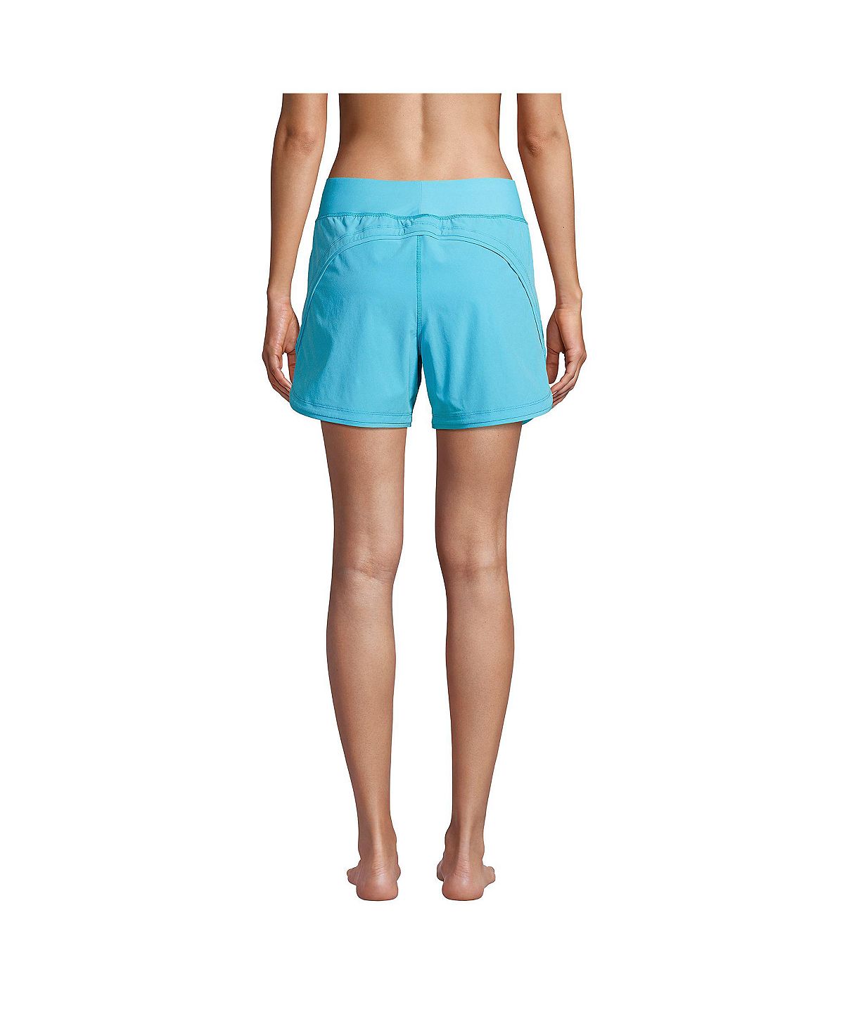 Women's 5" Elastic Waist Quick Dry Shorts Lands' End swim shorts and panties