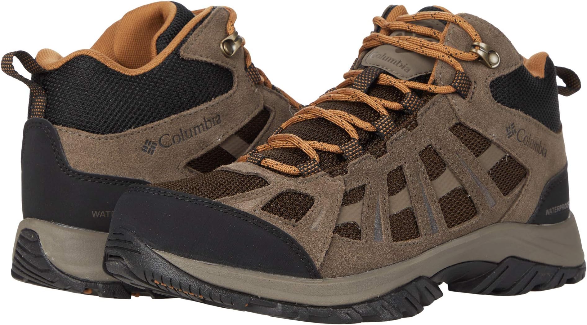 Hiking shoes waterproof Redmond III Mid Waterproof Columbia, color Cordovan/Elk