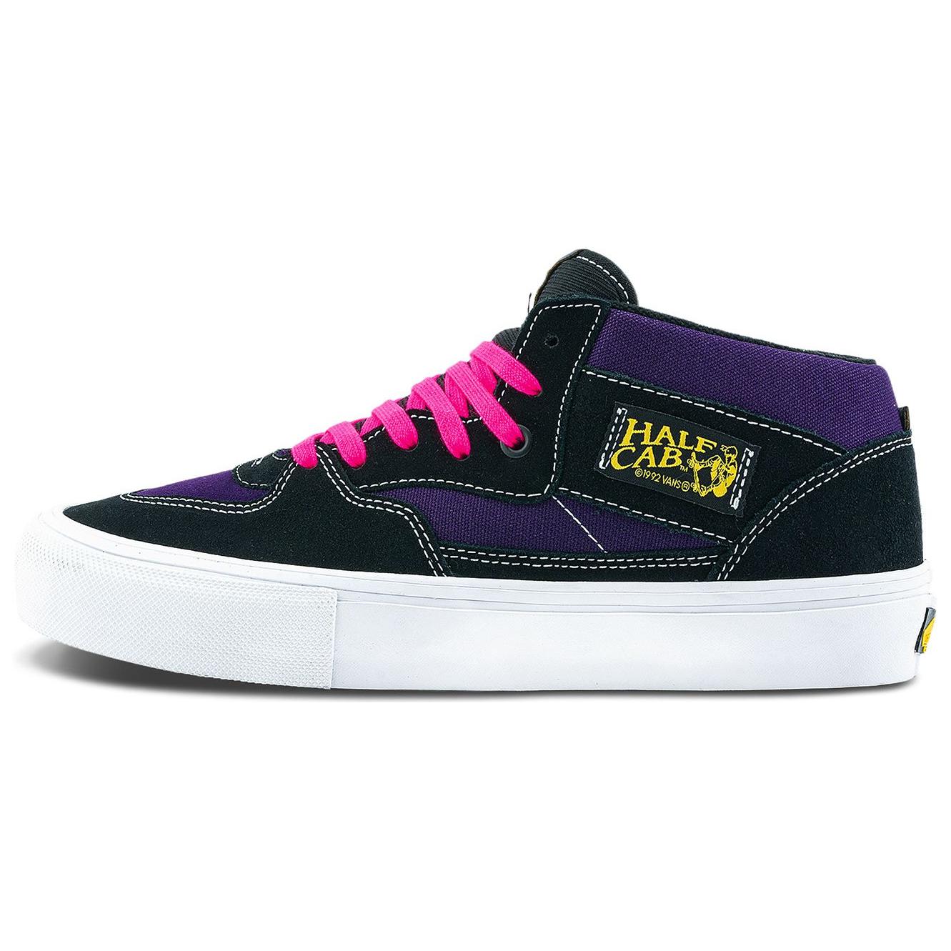 Vans Half Cab Skate 'Black Purple' Sneakers, Purple