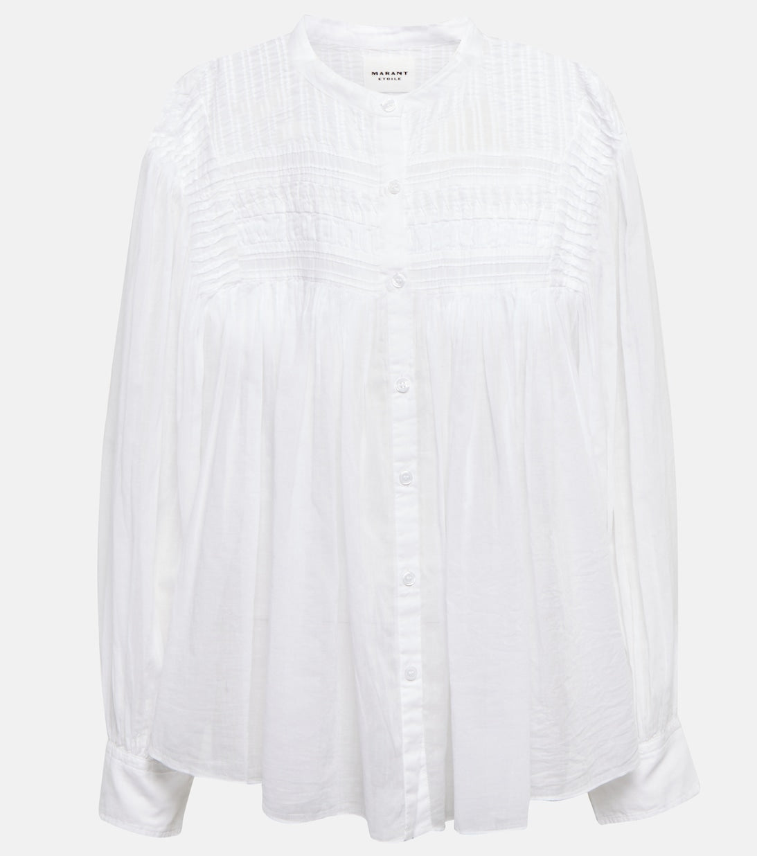 Oversized Plalia cotton blouse MARANT ETOILE, white