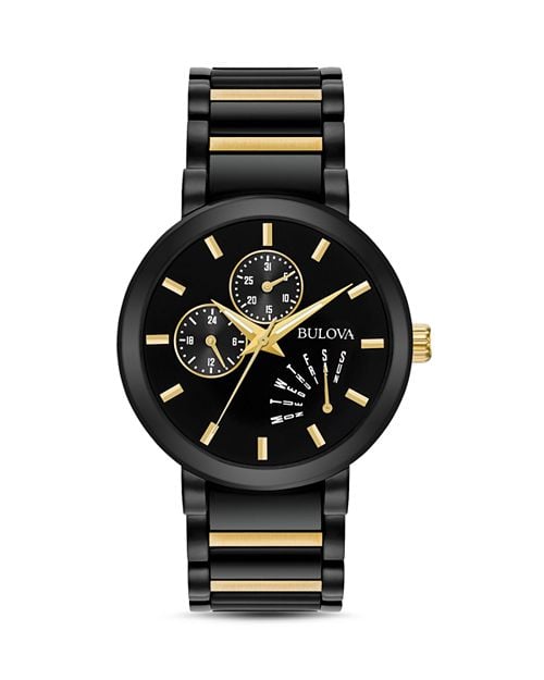 Modern Accutron watch, 40 mm Bulova, Black