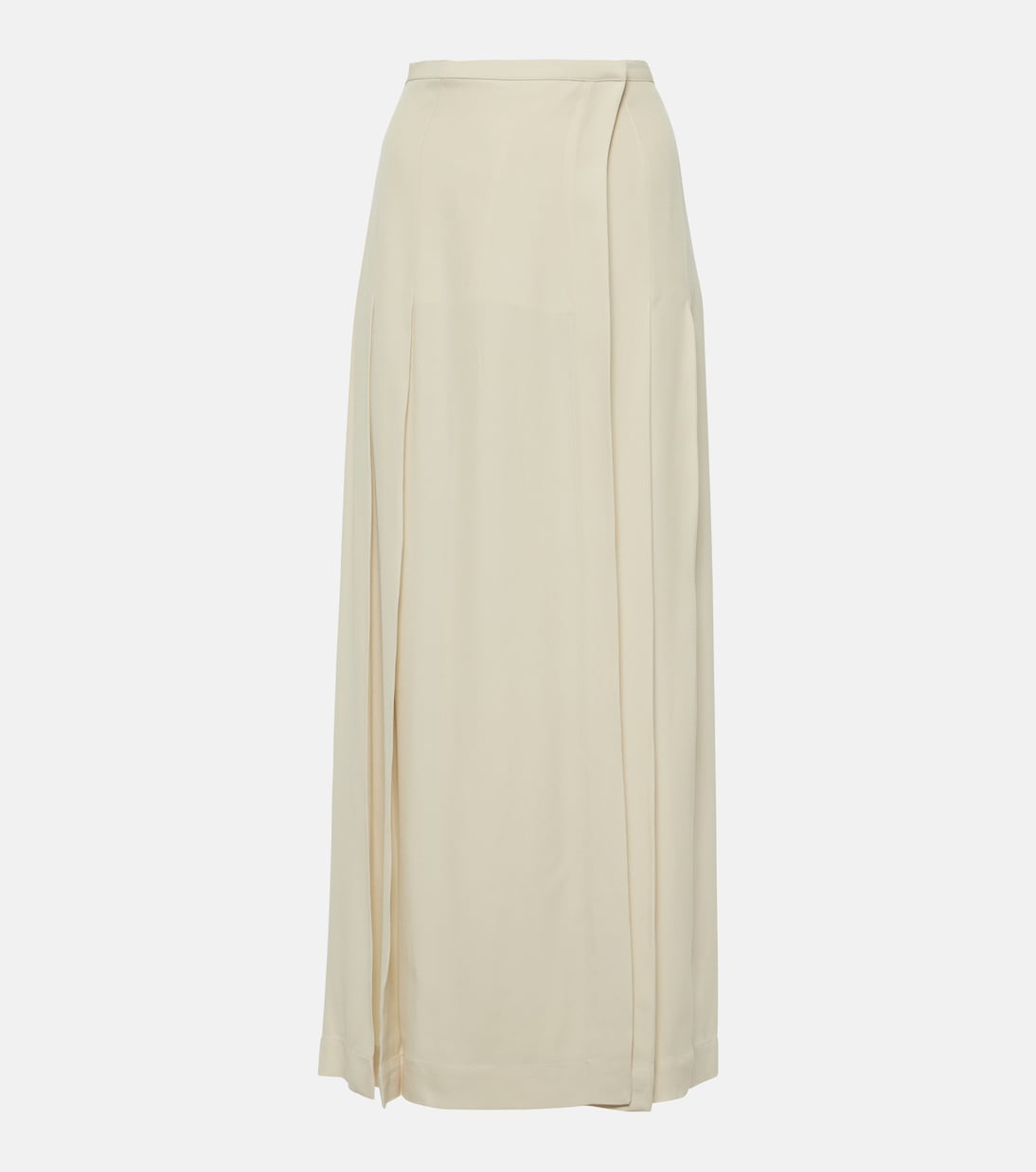 Toteme wrap crepe maxi skirt, white