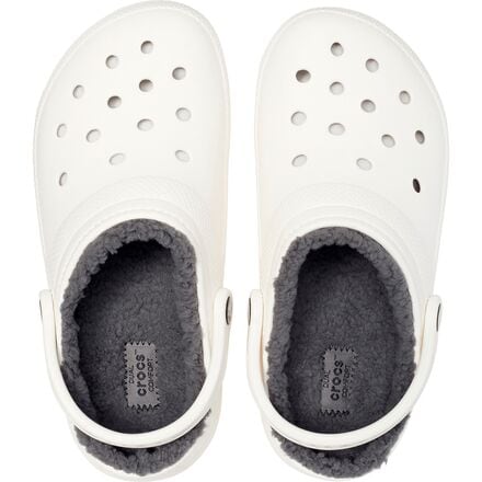 Classic Crocs Lined Clogs, White/Grey