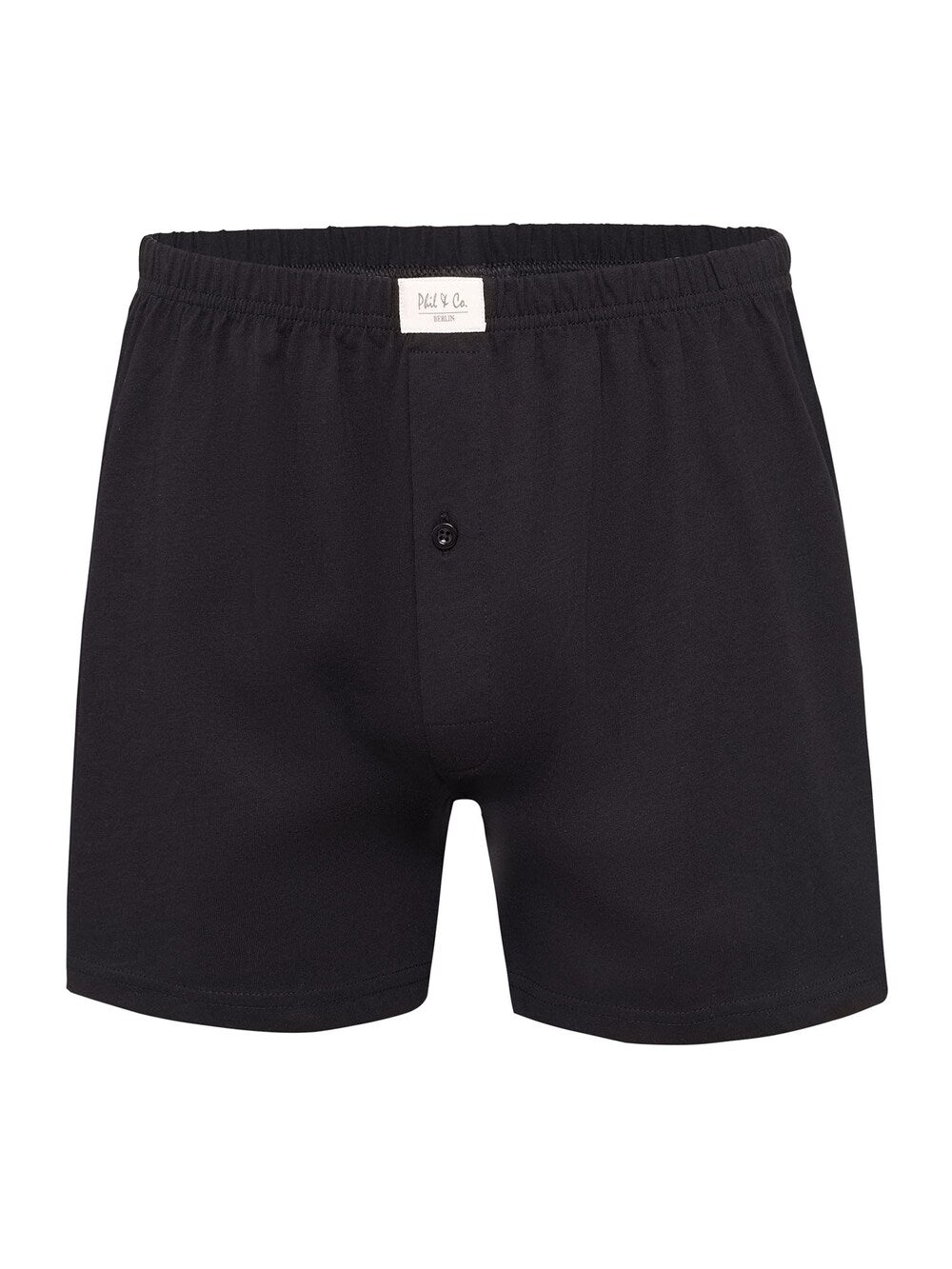 Boxer briefs Phil & Co. Berlin Jersey Loose Fit, black