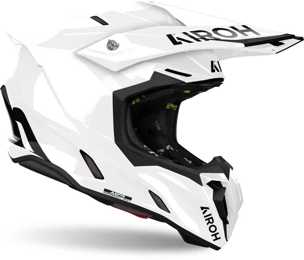 Twist 3 Airoh Hard Motocross Helmet, White