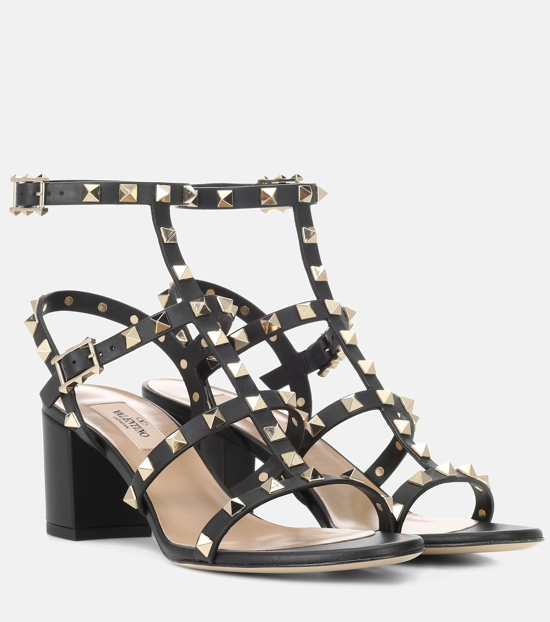 Valentino Garavani Rockstud leather sandals Valentino Garavani, black