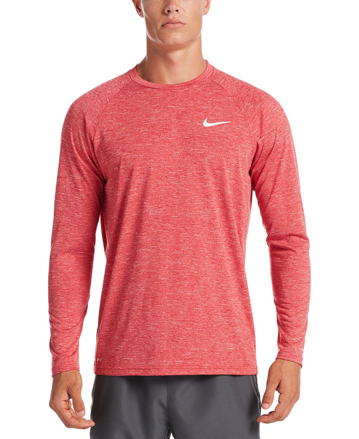 Heather Hydroguard Nike Men's Long Sleeve Swim Top