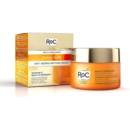 Multi Correxion Revive + Glow Unifying Cream Rich in Vitamin C, 50 ml, Roc