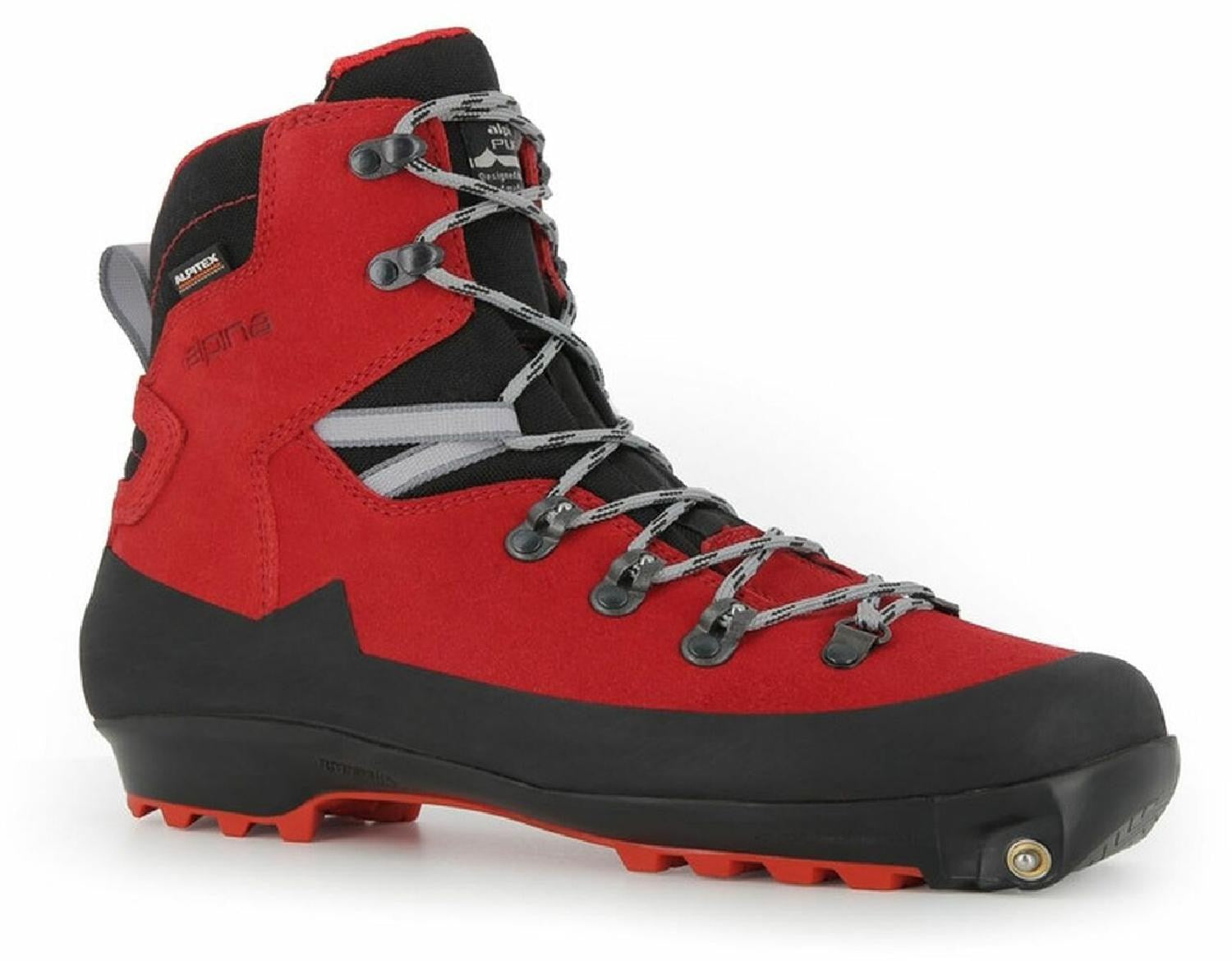 Alaska XP Alpina cross-country ski boots, red