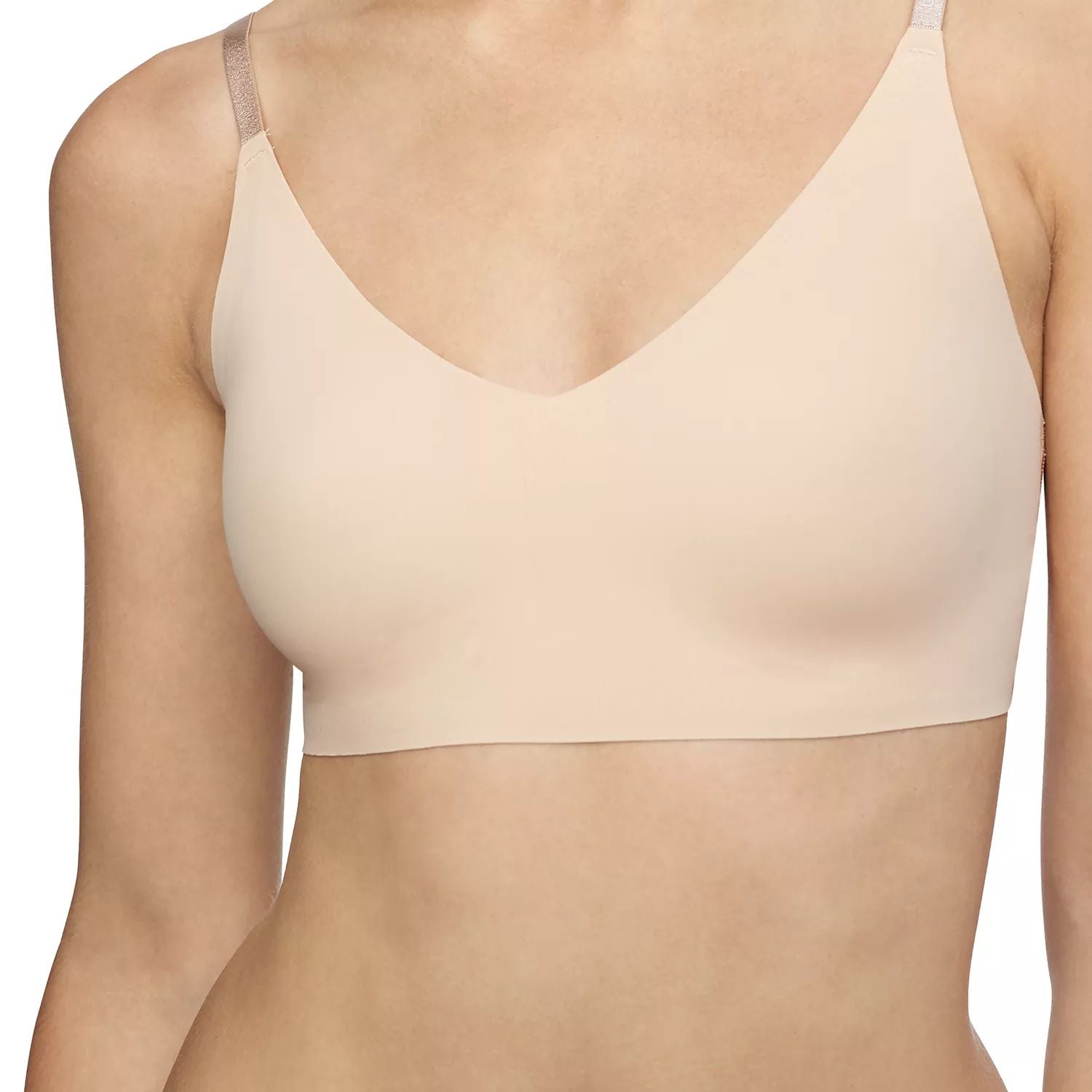 حمالة صدر Calvin Klein Invisibles Comfort Lightly Lined Triangle Bra QF5753 من Calvin Klein