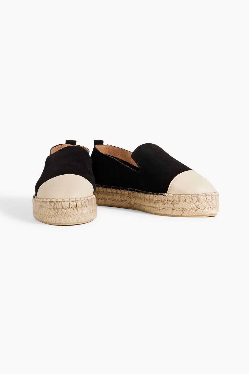 Marley espadrilles in suede and leather LAST STUDIO, black