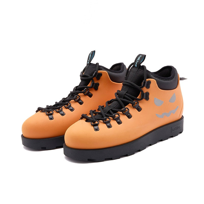 Fitzsimmons Martin Boot Unisex Native Shoes in Yellow ochre | Pumpkin head | Black